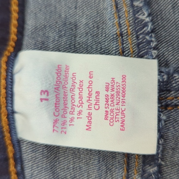 Nobo No Boundaries High Rise Distressed Frayed Cuff Jean Shortie Shorts 13 Blue - Picture 3 of 14